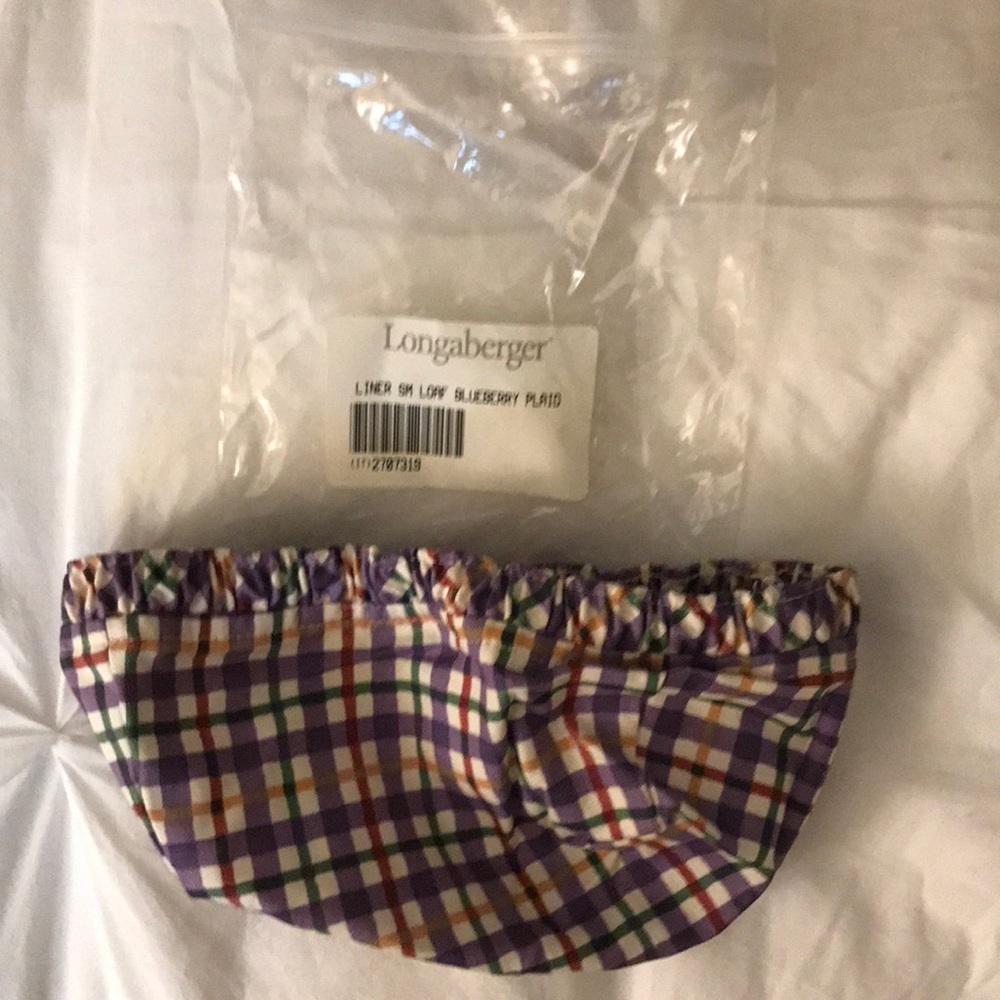 Longaberger Liner for small loaf basket
